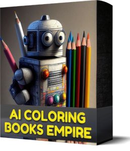 Product Cover Image for the AI Coloring Book Empire Course