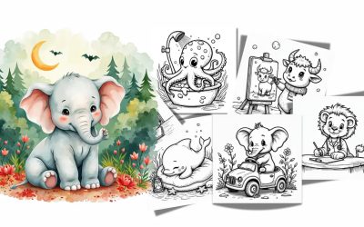 Animal’s Daily Life Coloring Pack Review –