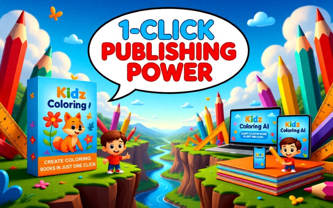 Kidz Coloring AI Micro Saas Product Image Example