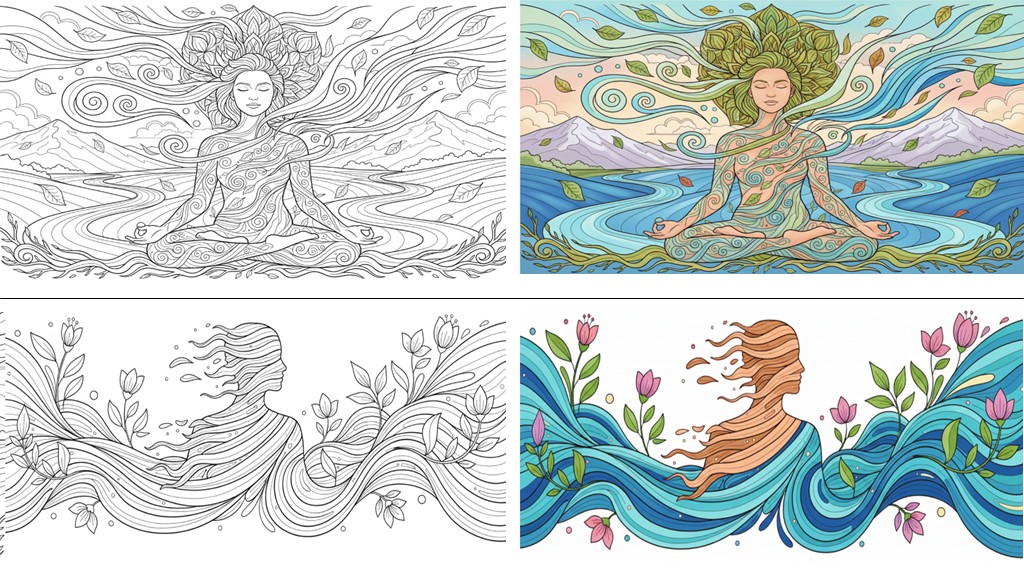 in a Loud World We Color Quiet Coloirng Pages Image Examples    1 